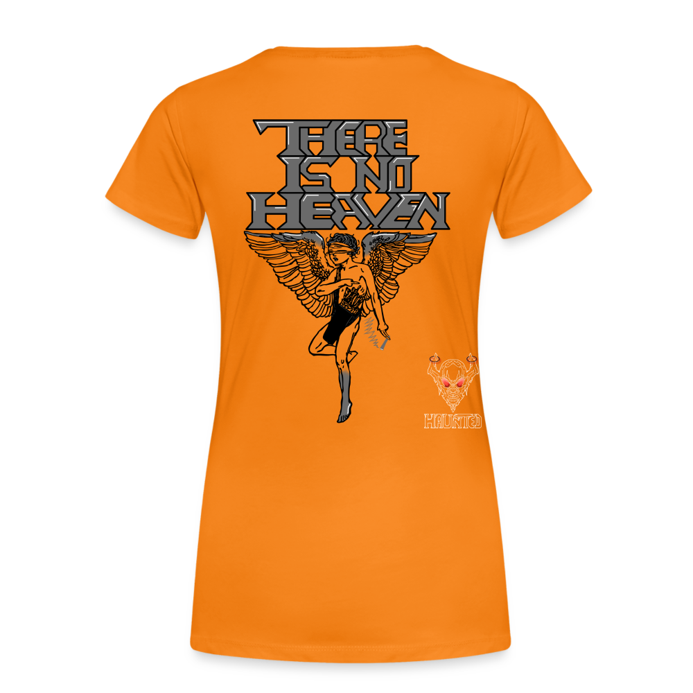 Woman T-Shirt There Is No Heaven - Orange