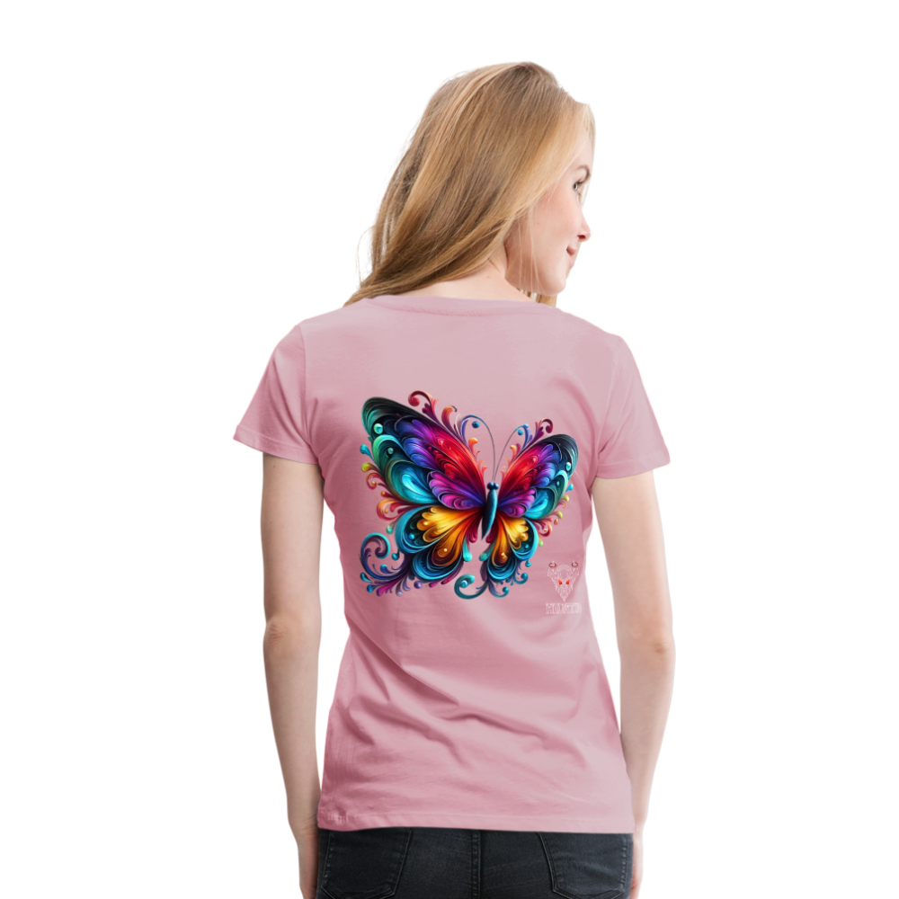 Woman T-Shirt Radiant Butterfly Art - Hellrosa