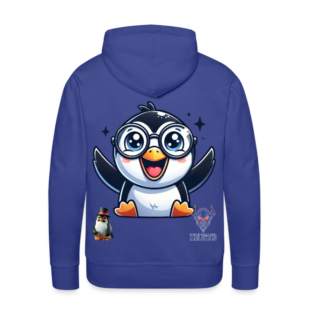 Men Hoodie KasPenguin Happy - Königsblau