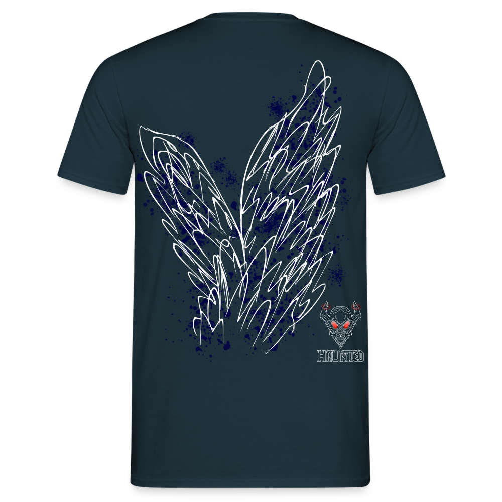 Men T-Shirt Dark Blue Wings - Navy