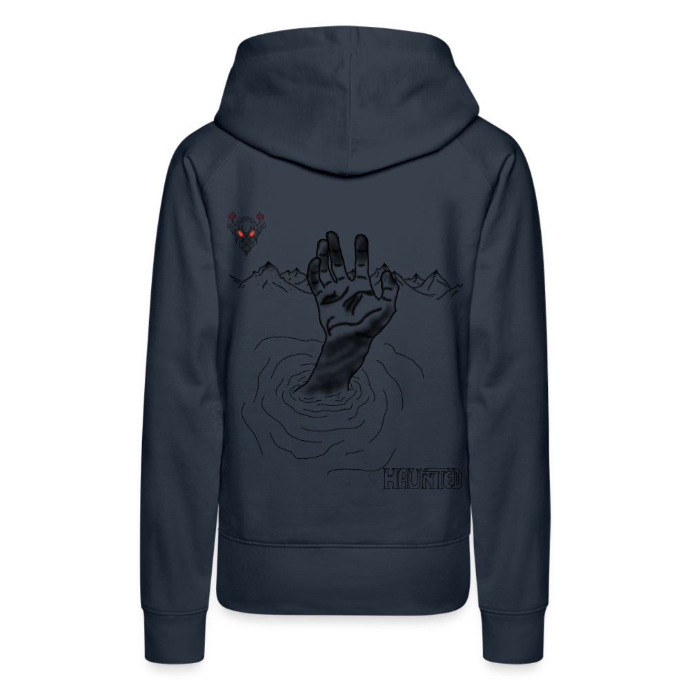 Woman Hoodie Drowning - Navy