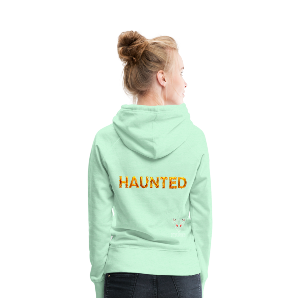 Women Hoodie Golden Nectar Glow - helles Mintgrün