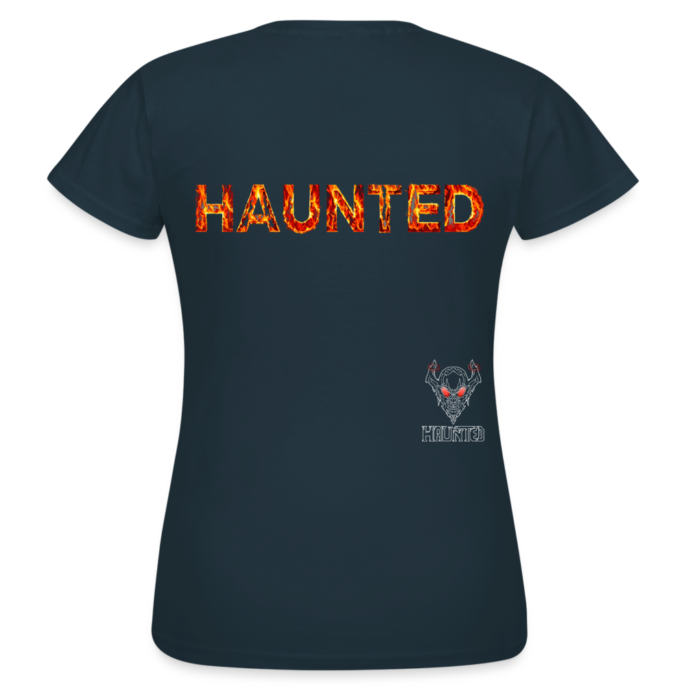Women T-Shirt Blazing Ember Fury - Navy