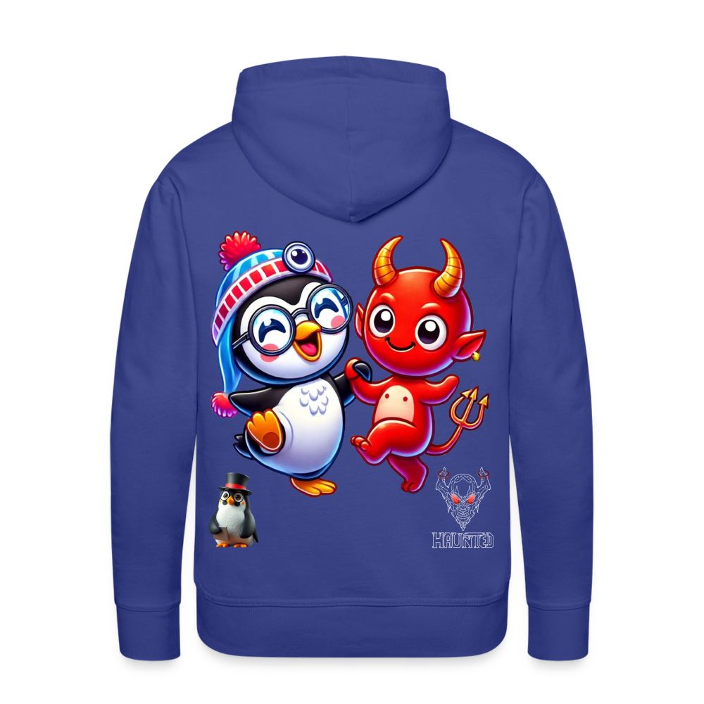 Men Hoodie Dancing with Devil - Königsblau