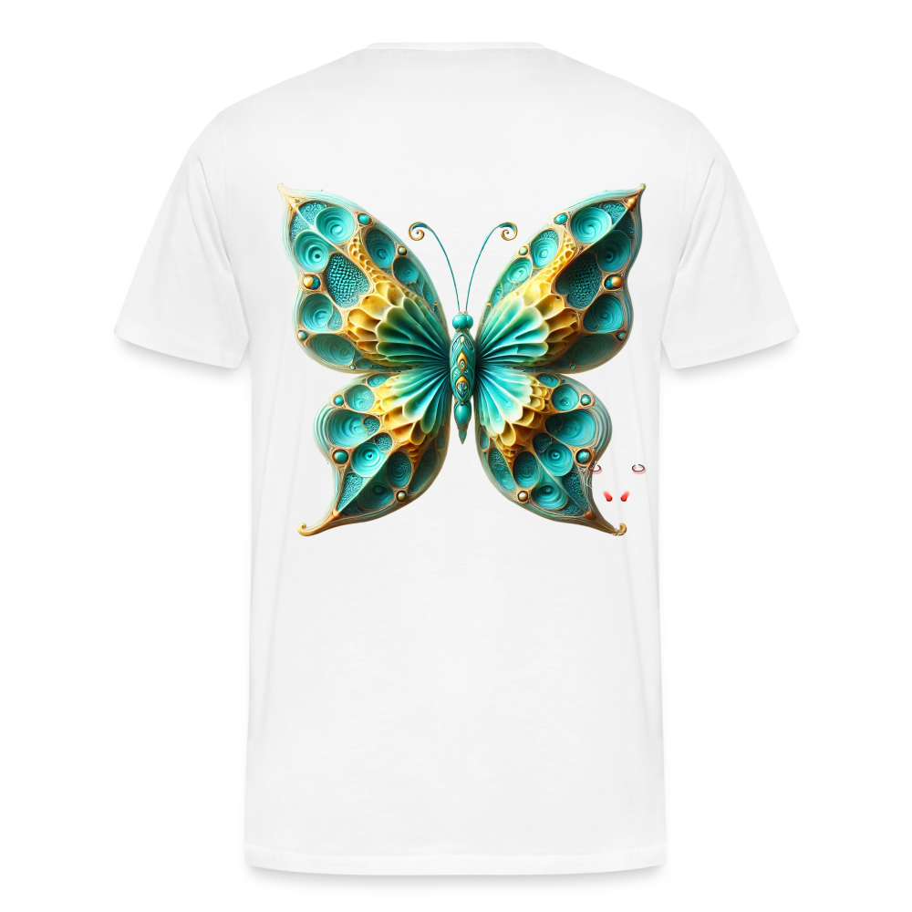 Men T-Shirt Aqua Wing Symphony - Weiß