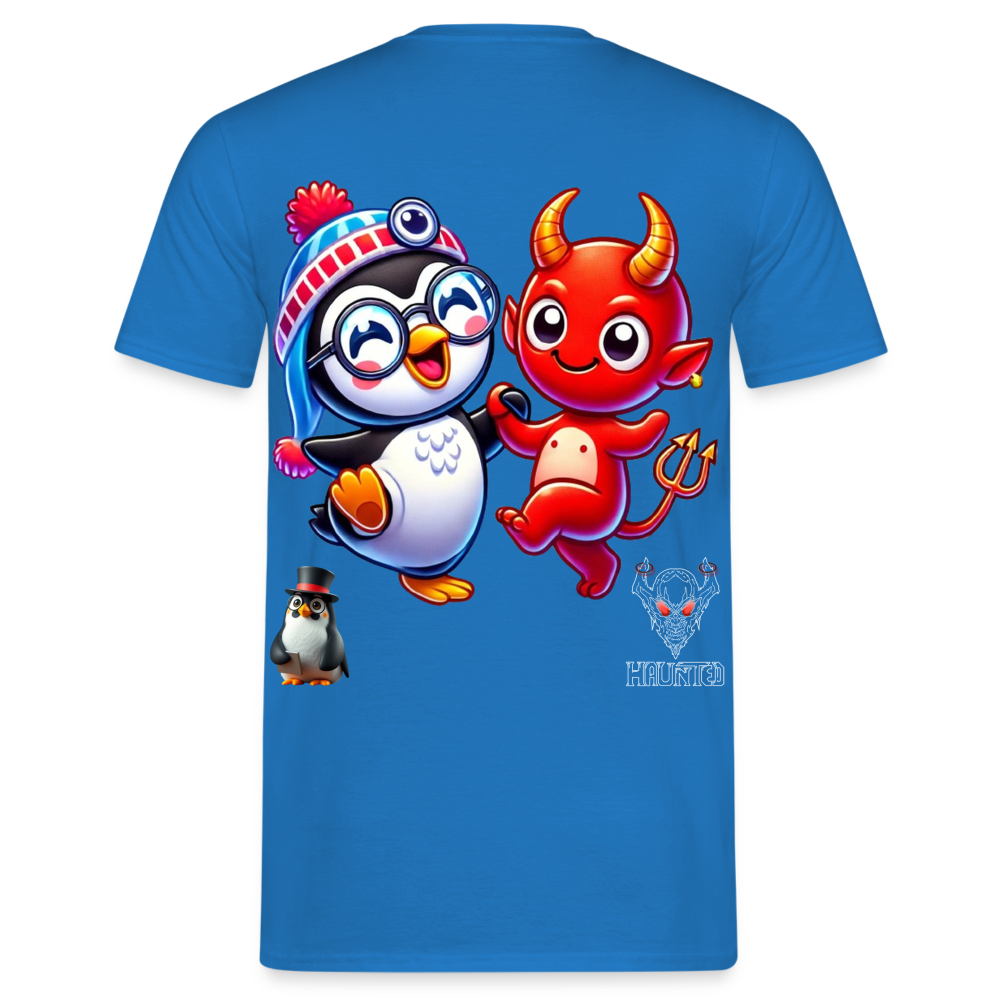 Men T-Shirt Dancing with Devil - Royalblau