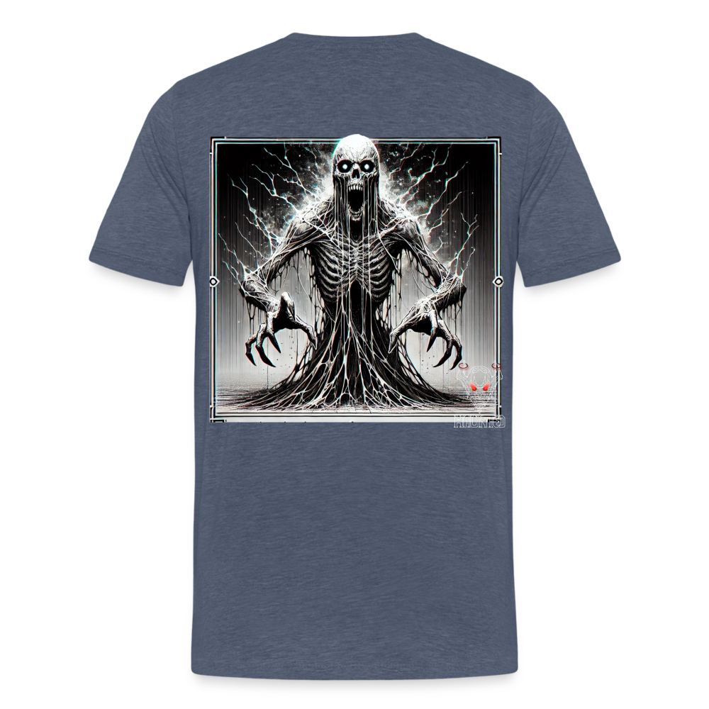 Men T-Shirt Ethereal Death Wraith - Blau meliert