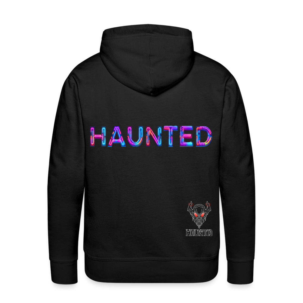 Men Hoodie Neon Pulse Energy - Schwarz