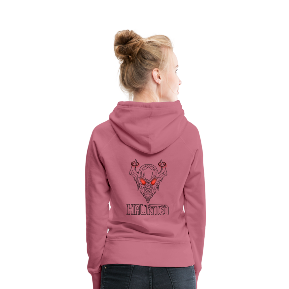Women Hoodie Deamon White - Malve