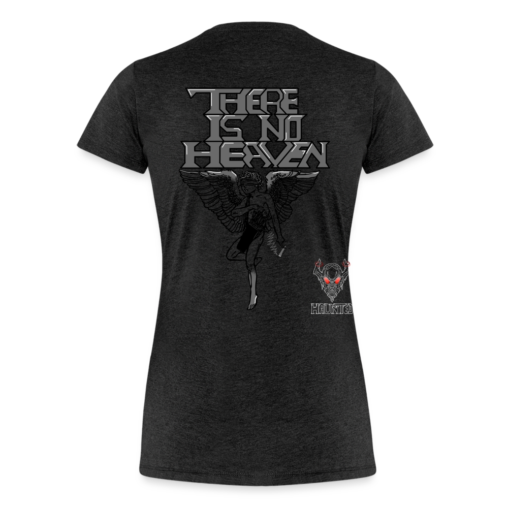 Woman T-Shirt There Is No Heaven - Anthrazit