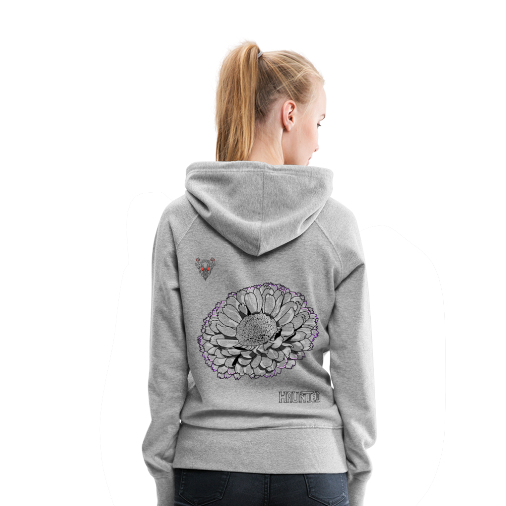 Woman Hoodie Calendula - Grau meliert