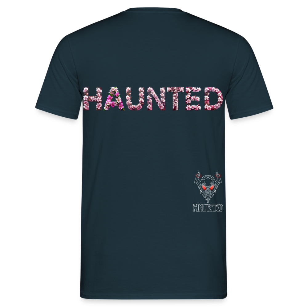 Men T-Shirt Blossom Ghost Mist - Navy