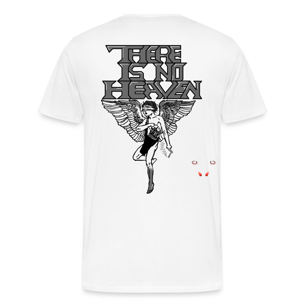 Men T-Shirt There Is No Heaven - Weiß