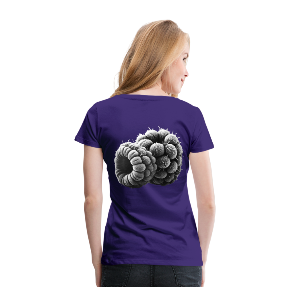Women T-Shirt Frozen Berries - Lila