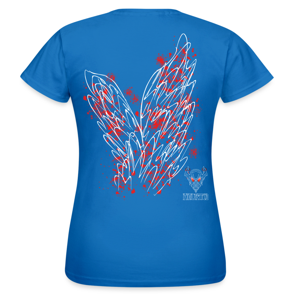 Women T-Shirt Red Wings - Royalblau
