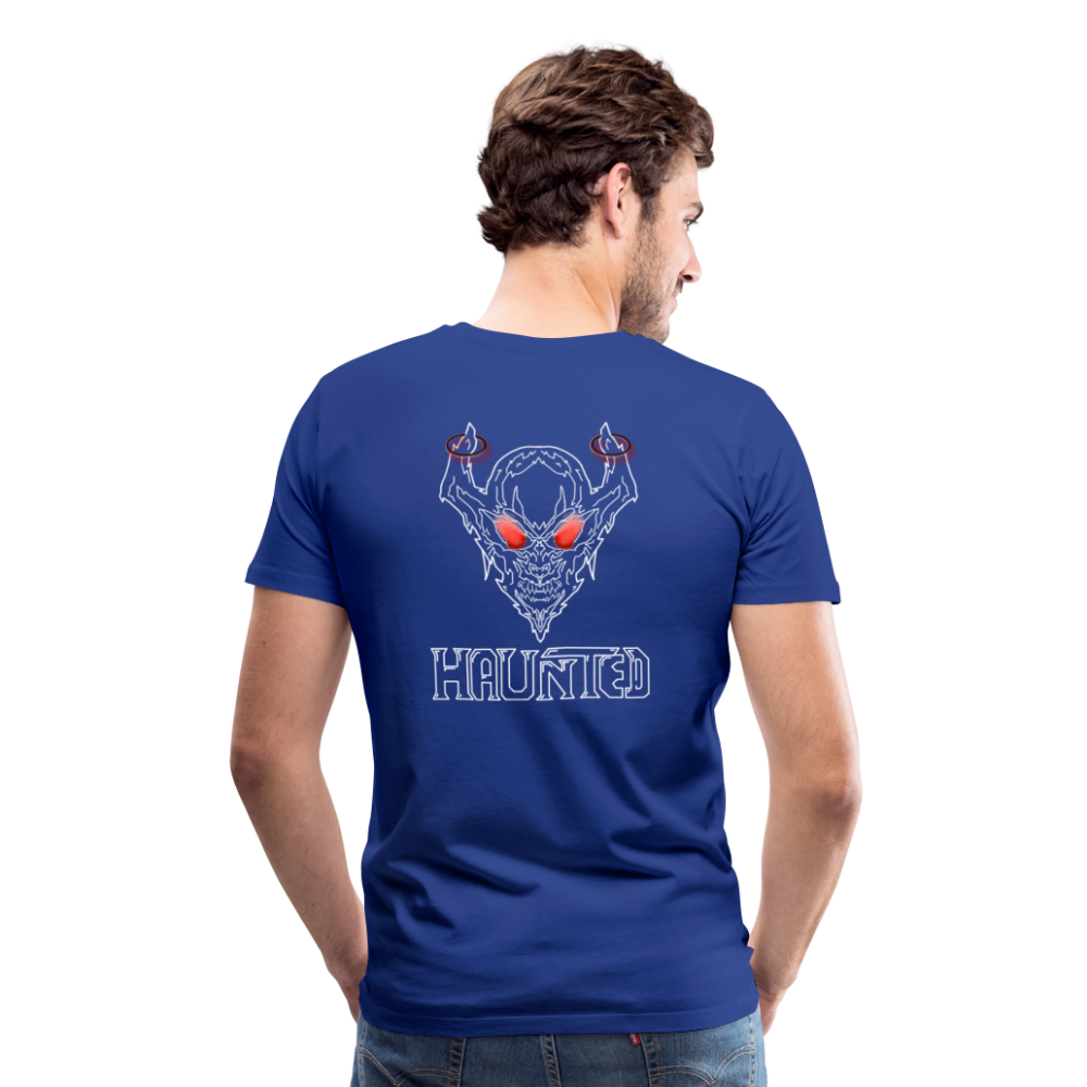 Men T-Shirt Deamon White - Königsblau