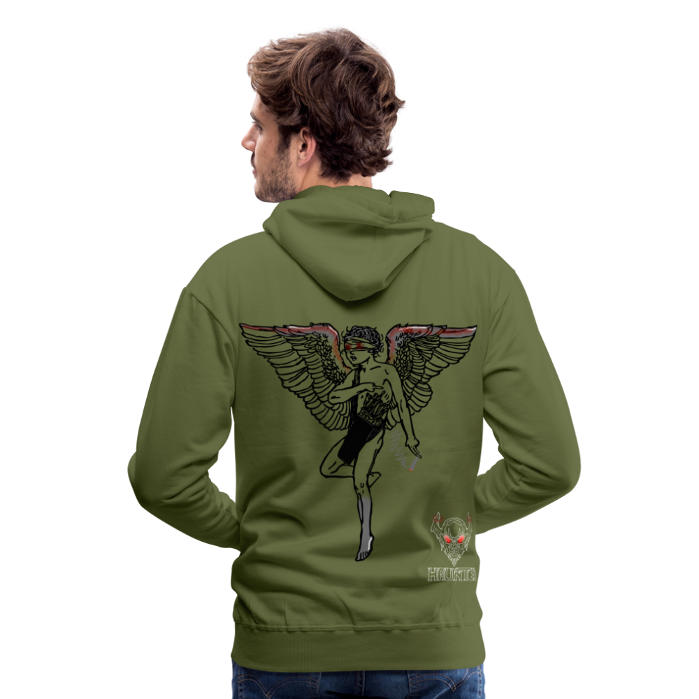Men Hoodie There Is No Heaven bloody - Olivgrün