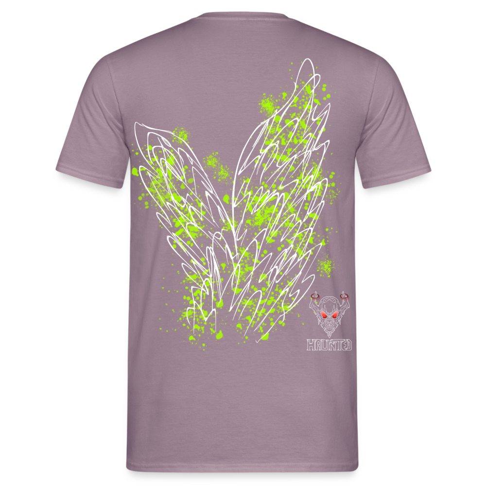 Men T-Shirt Poison Green Wings - Lilagrau