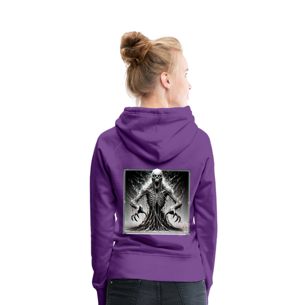 Woman Hoodie Ethereal Death Wraith - Purple