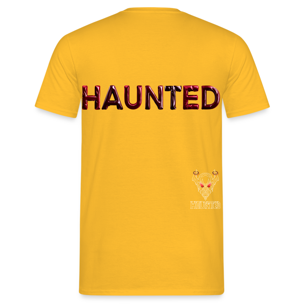 Men T-Shirt Crimson Velvet Glow - Gelb