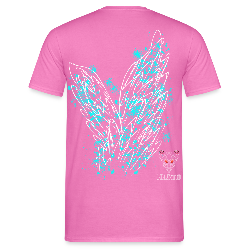 Men T-Shirt Aqua Wings - Pink