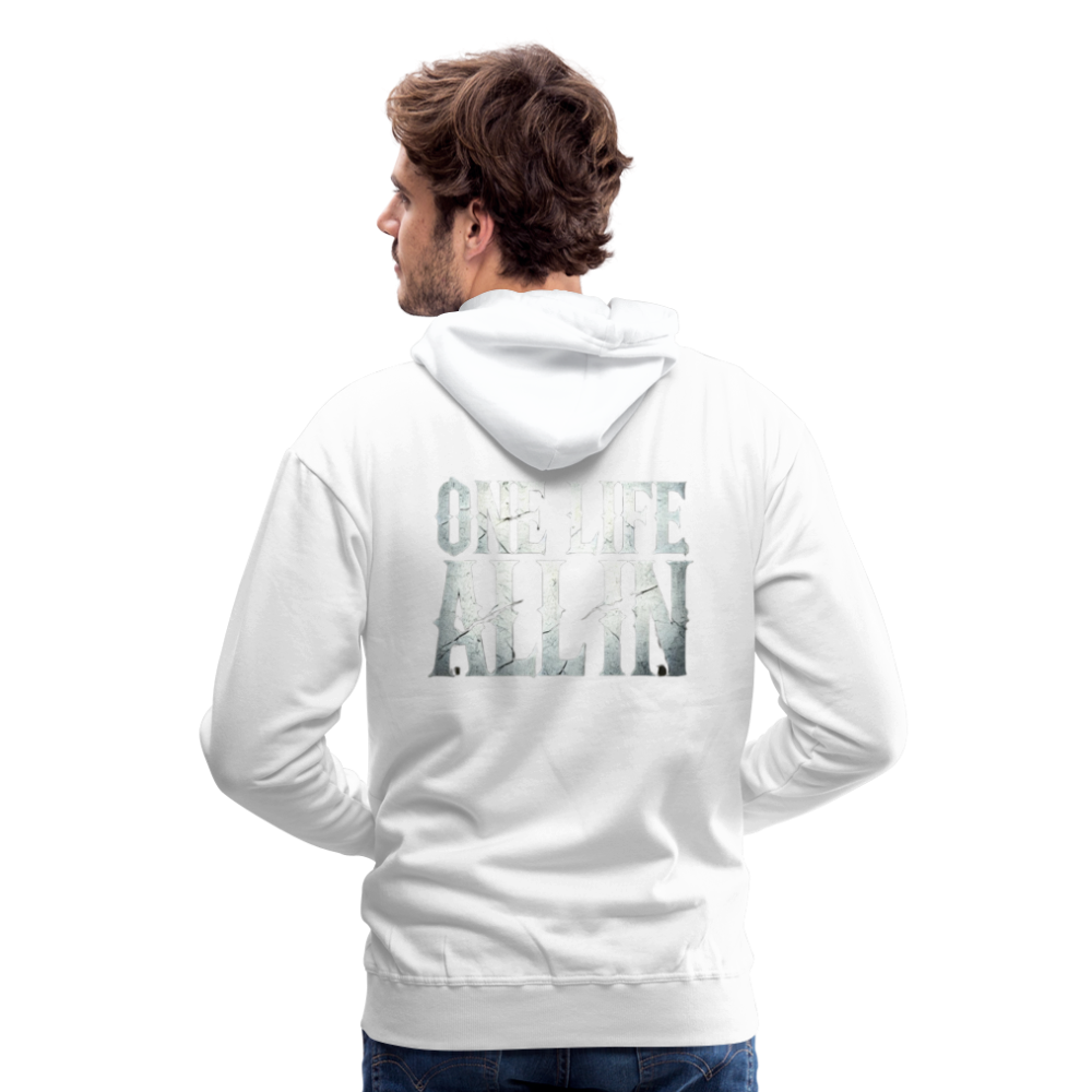Men Hoodie One Life All In - Weiß