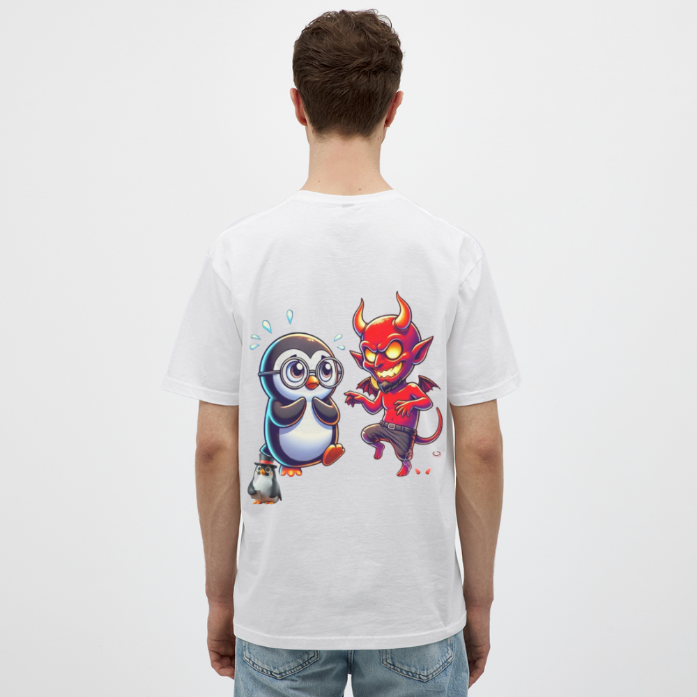 Men T-Shirt Dancing with Devil - Weiß