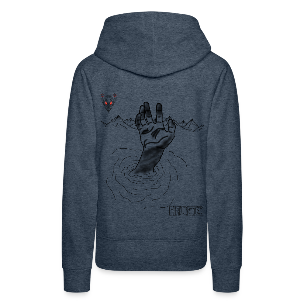 Woman Hoodie Drowning - Jeansblau