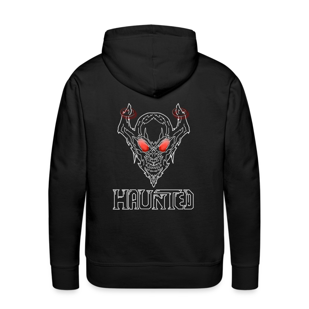 Men Hoodie Deamon White - Schwarz