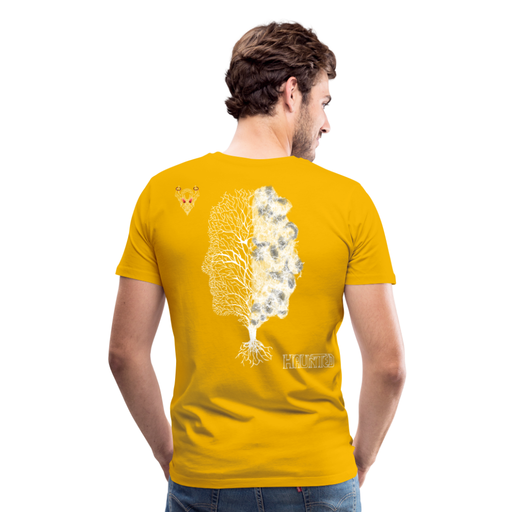 Man T-Shirt Dead or Alive - Sonnengelb