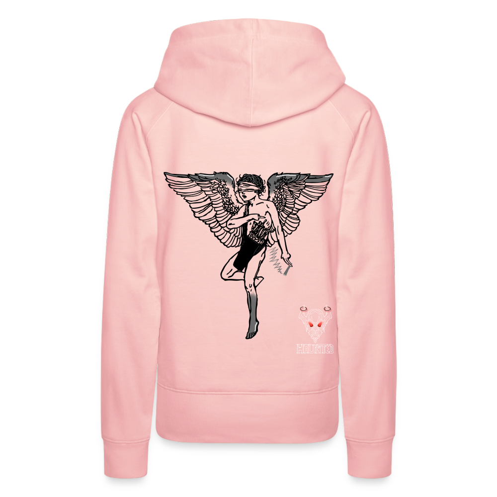 Woman Hoodie Angel - Kristallrosa