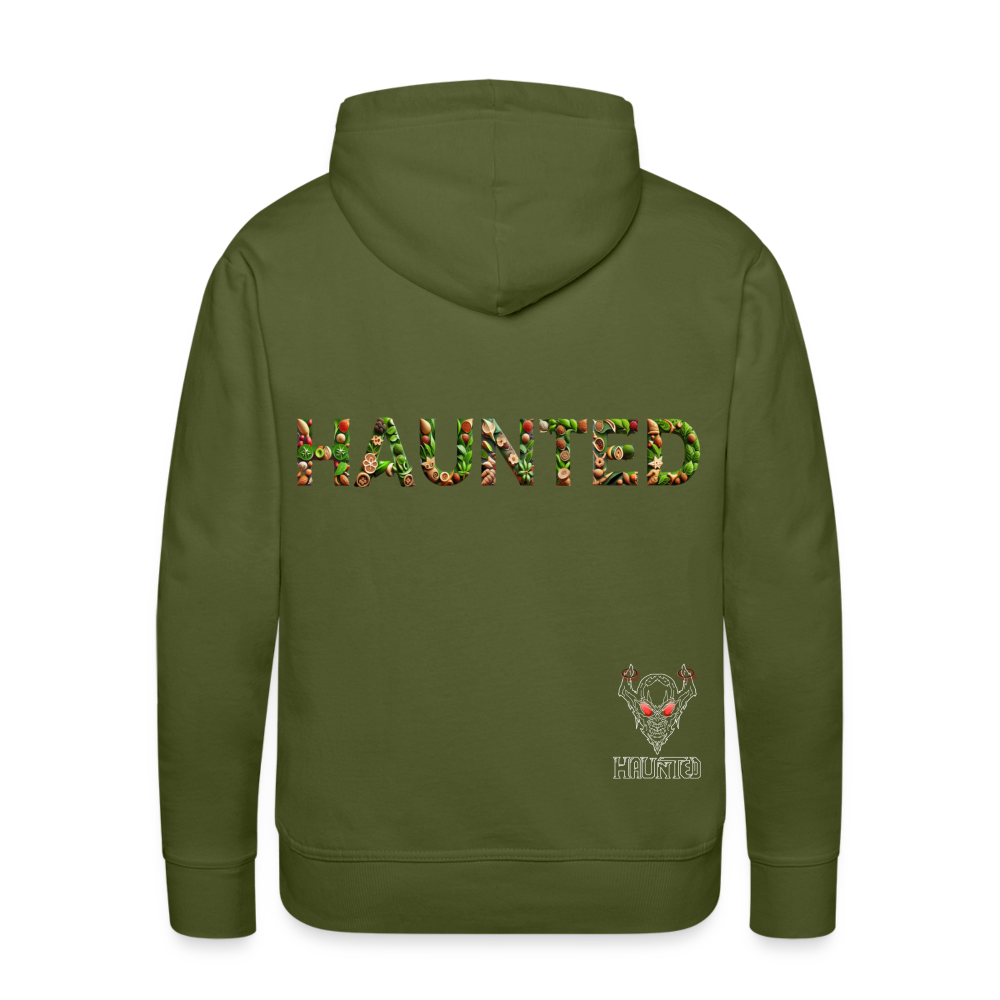 Men Hoodie Herbal Vitality Blend - Olivgrün