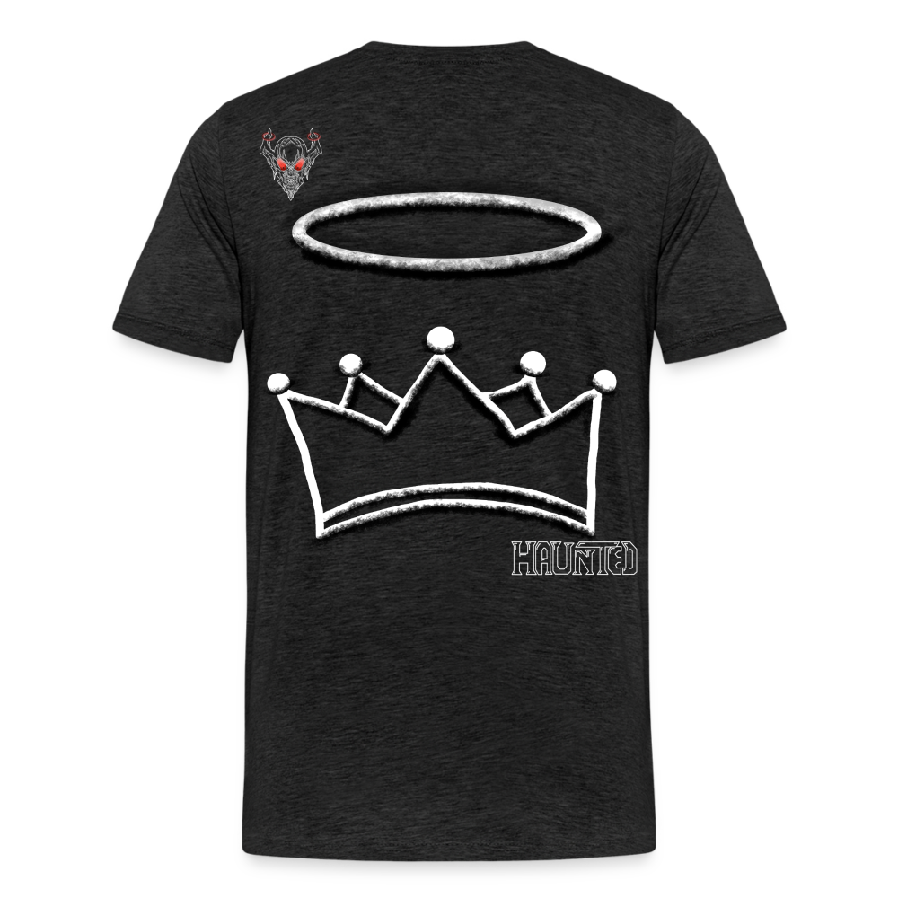 Man T-Shirt Crown and Ring Light - Anthrazit
