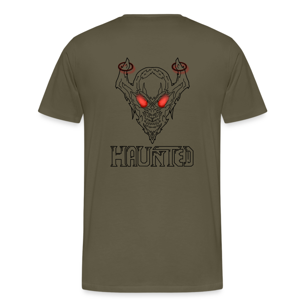 Men T-Shirt Deamon Black - Khaki
