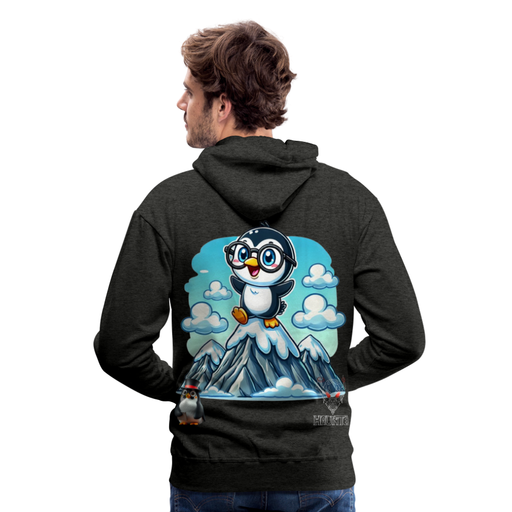 Men Hoodie KasPenguin on Top - Anthrazit
