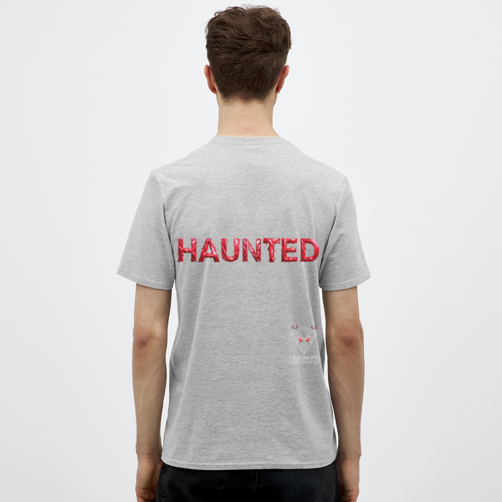 Men T-Shirt Crimson Silk Blaze - Grau meliert