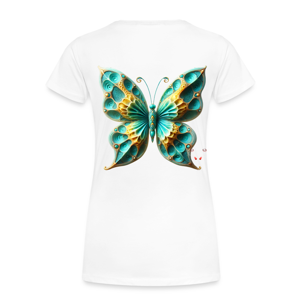 Woman T-Shirt Aqua Wing Symphony - Weiß