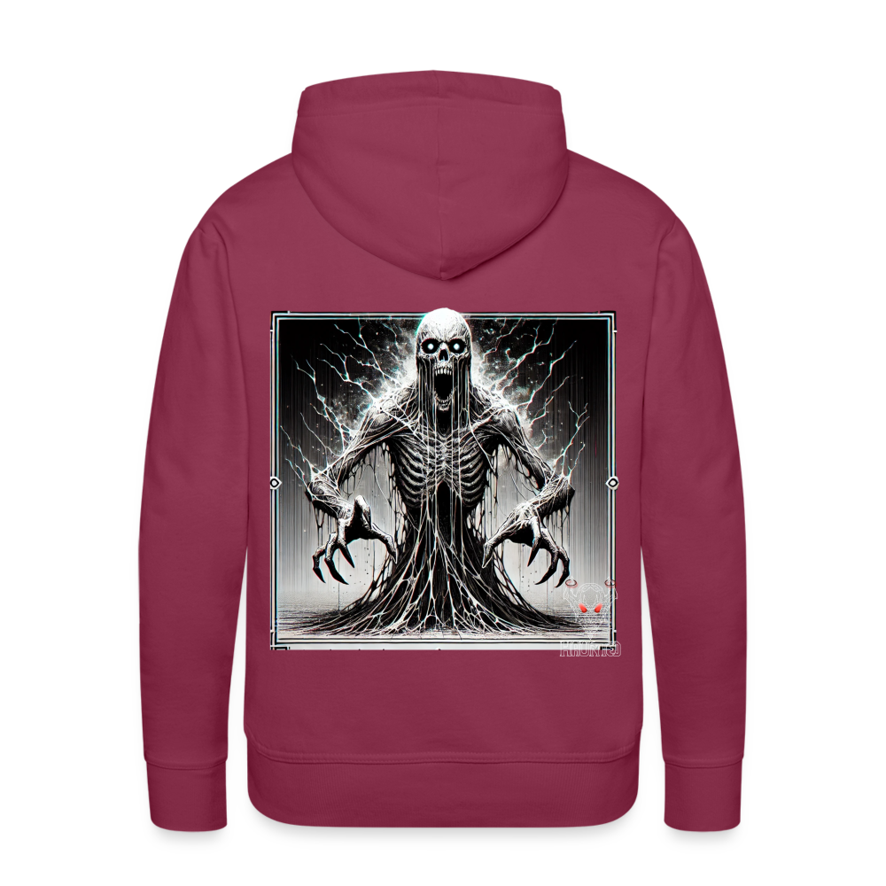 Men Hoodie Ethereal Death Wraithv - Bordeaux