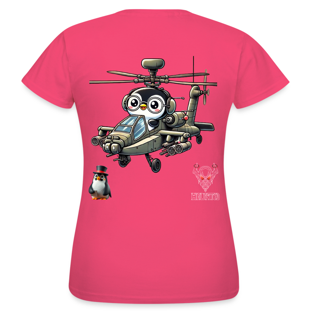 Women T-Shirt KasPenguin in Apache - Azalea