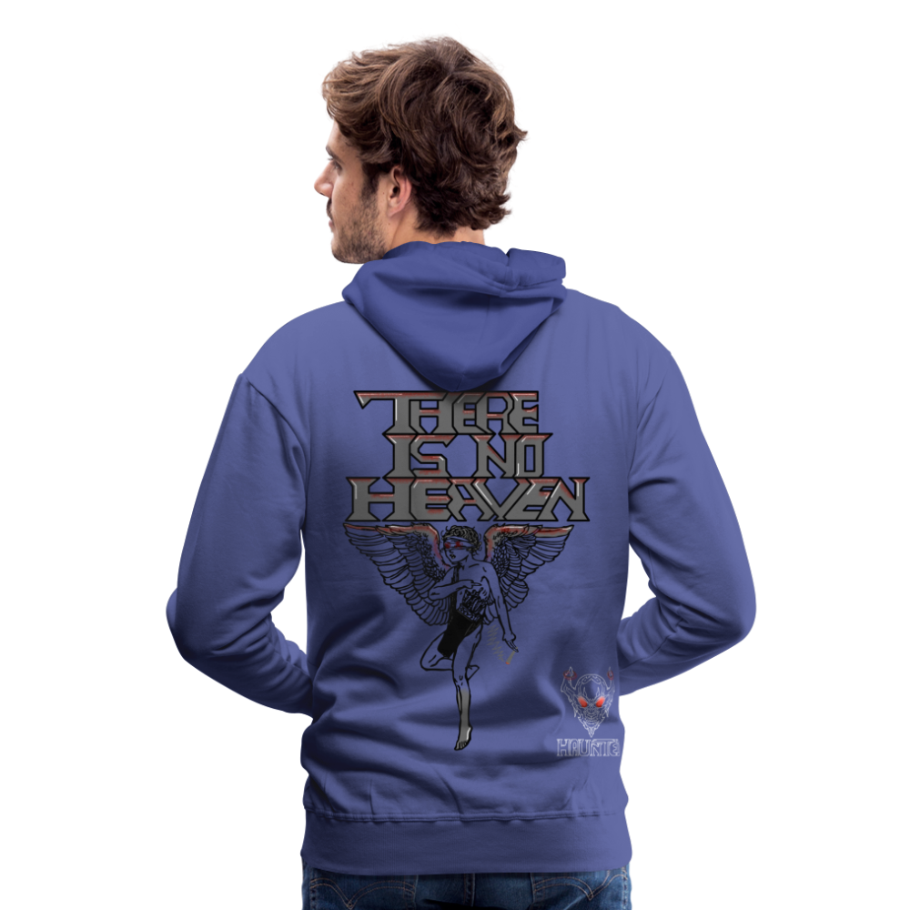 Men Hoodie There Is No Heaven bloody - Königsblau