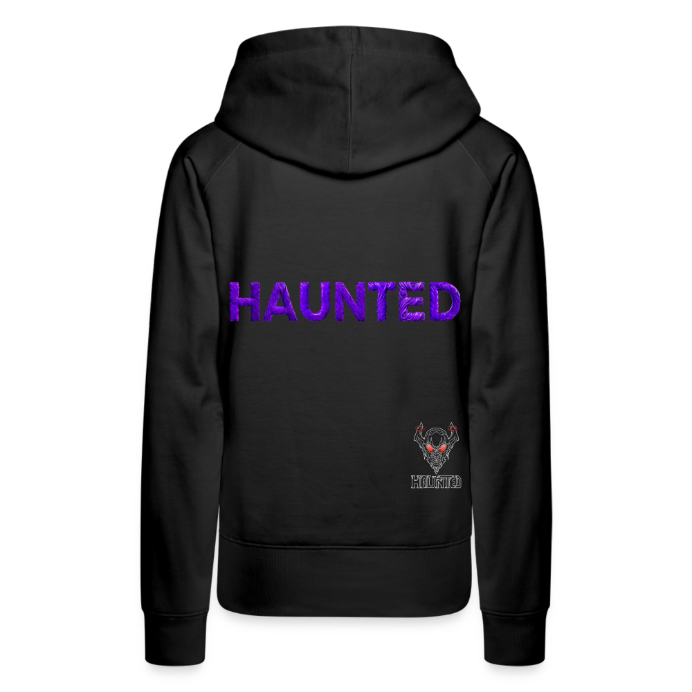 Women Hoodie Enchanted Velvet Mist - Schwarz