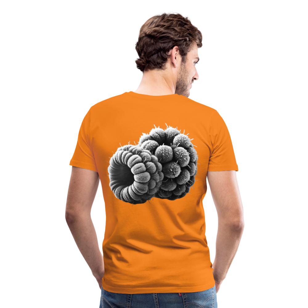 Men T-Shirt Frozen Berries - Orange