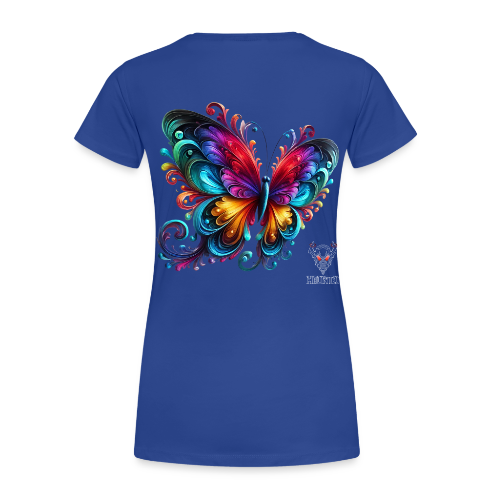 Woman T-Shirt Radiant Butterfly Art - Königsblau