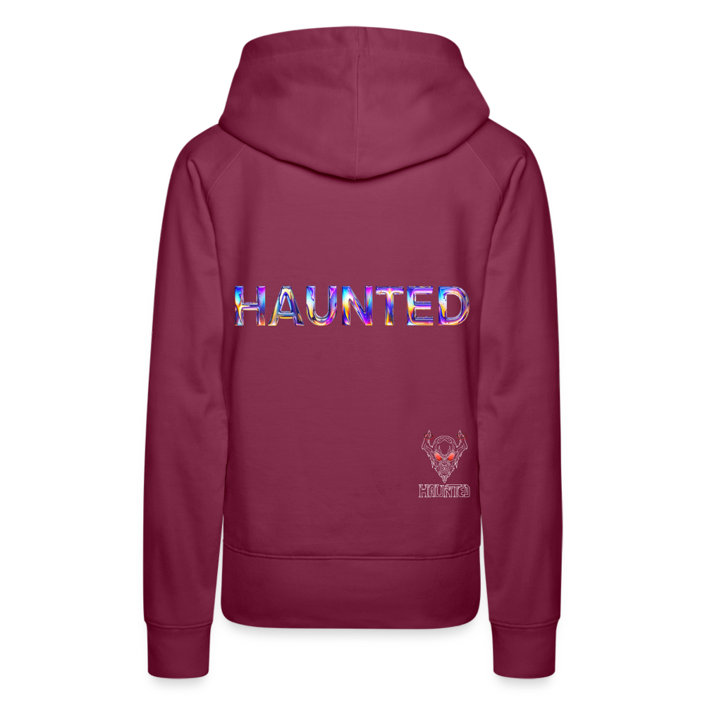 Women Hoodie Prism Glow Essence - Bordeaux