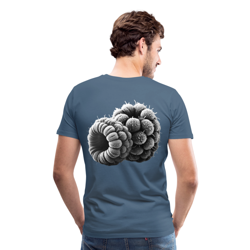 Men T-Shirt Frozen Berries - Blaugrau