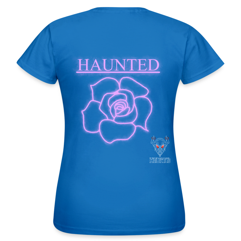 Women T-Shirt Light Pink Neon Rose - Royalblau
