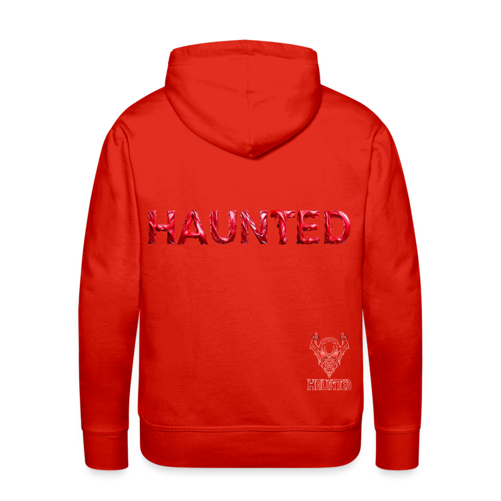 Men Hoodie Crimson Silk Blaze - Rot