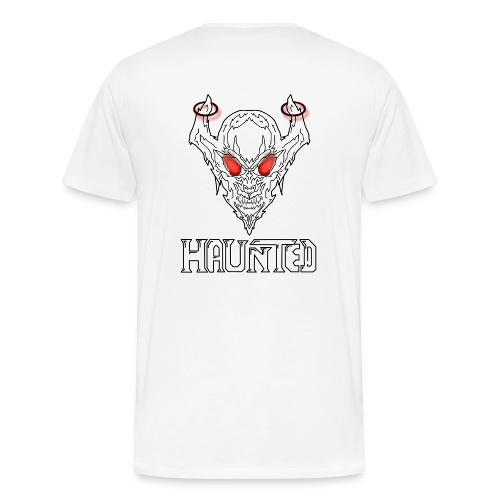 Men T-Shirt Deamon Black - Weiß