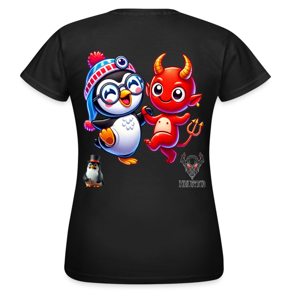 Women T-Shirt Dancing with Devil - Schwarz