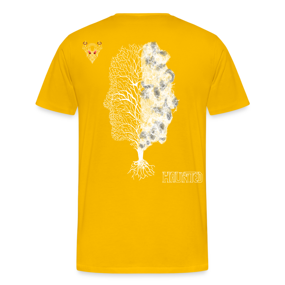 Man T-Shirt Dead or Alive - Sonnengelb